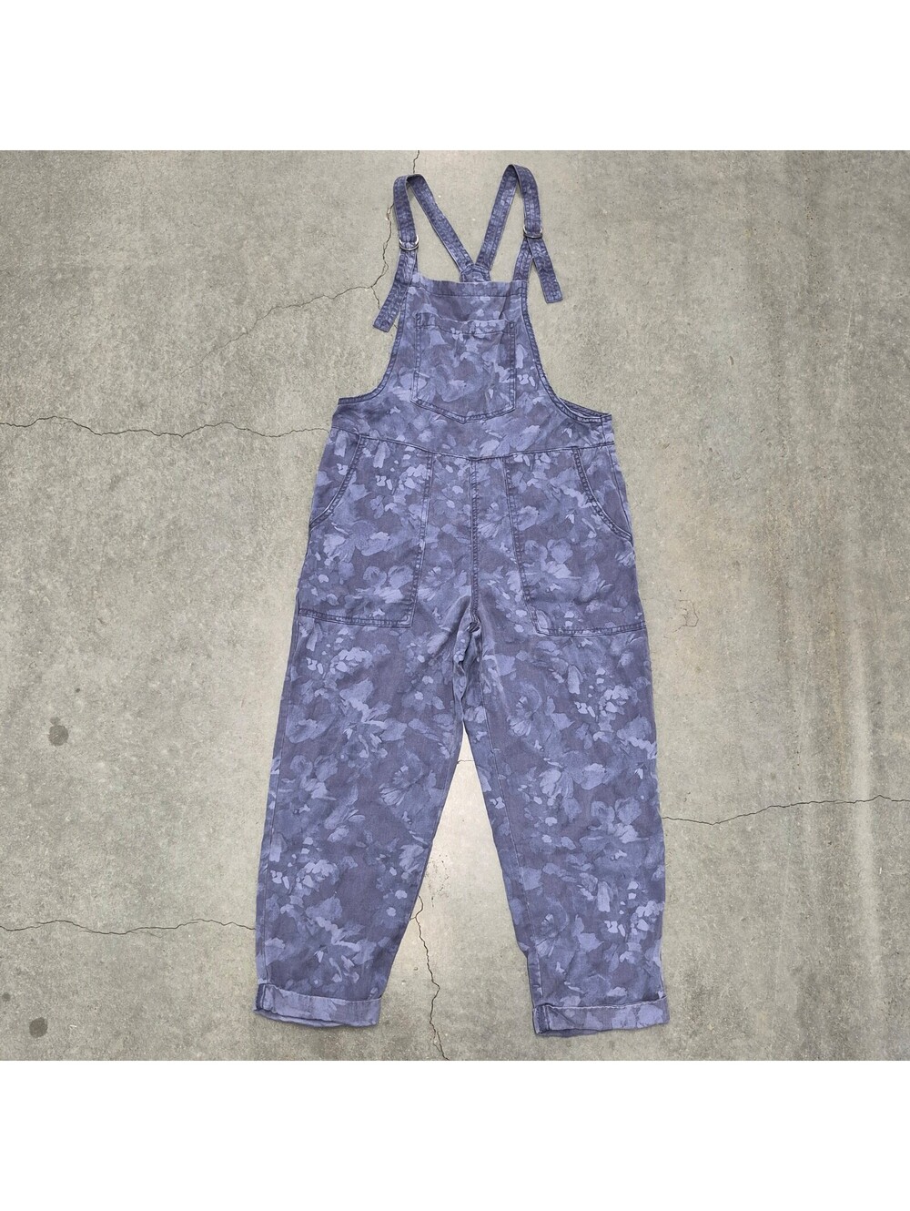 Aerie Blue Camo Overalls